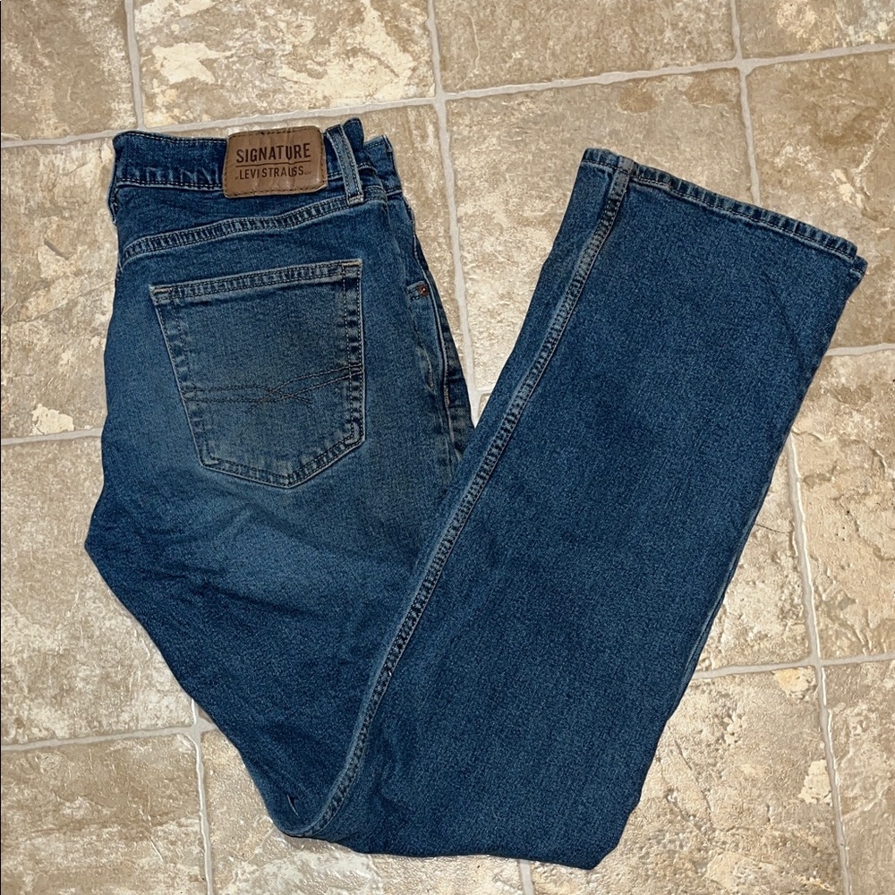 Signature by Levi Strauss Men's Relaxed Jeans size 32x34